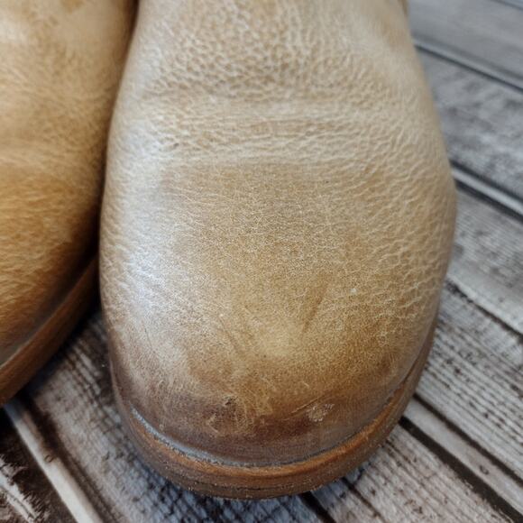 Baske California Boho Western "Lexi" Leather Fringe Low-Cut Ankle Boots Booties - Picture 5 of 16